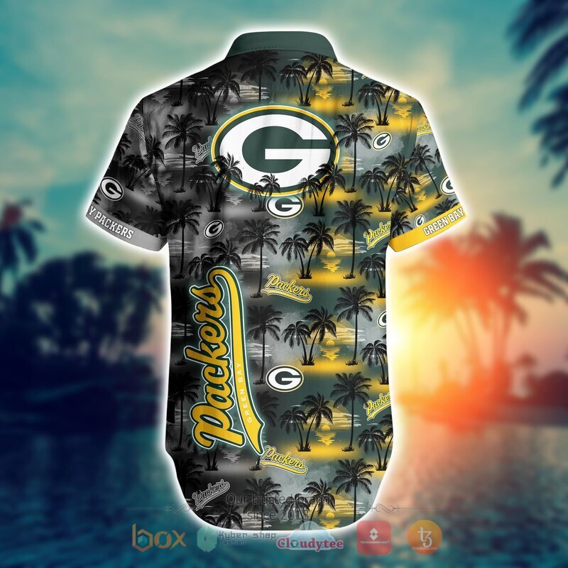 NFL Green Bay Packers Coconut Hawaiian shirt Short 1 2