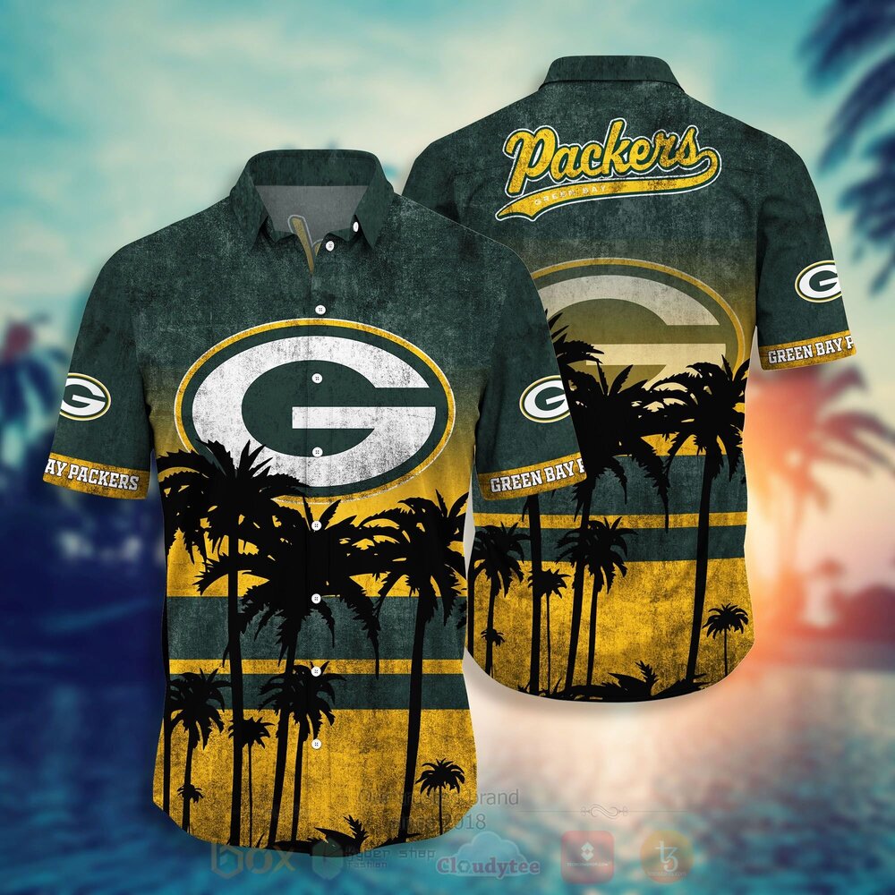 NFL Green Bay Packers Hawaiian Shirt Short