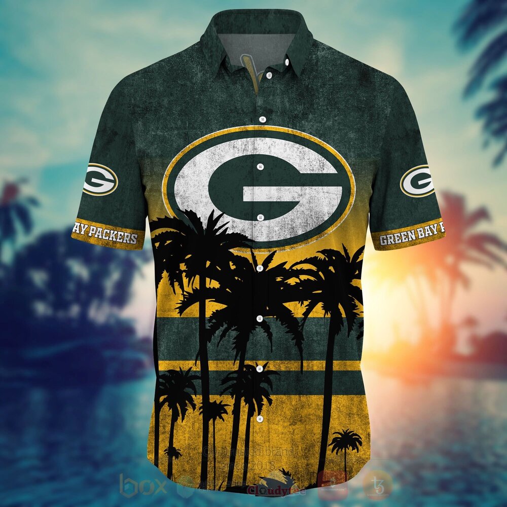 NFL Green Bay Packers Hawaiian Shirt Short 1 2