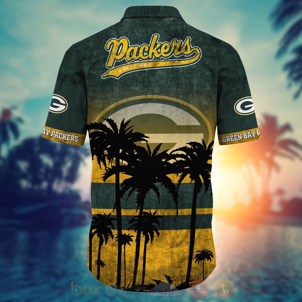 NFL Green Bay Packers Hawaiian Shirt Short 1 2 3