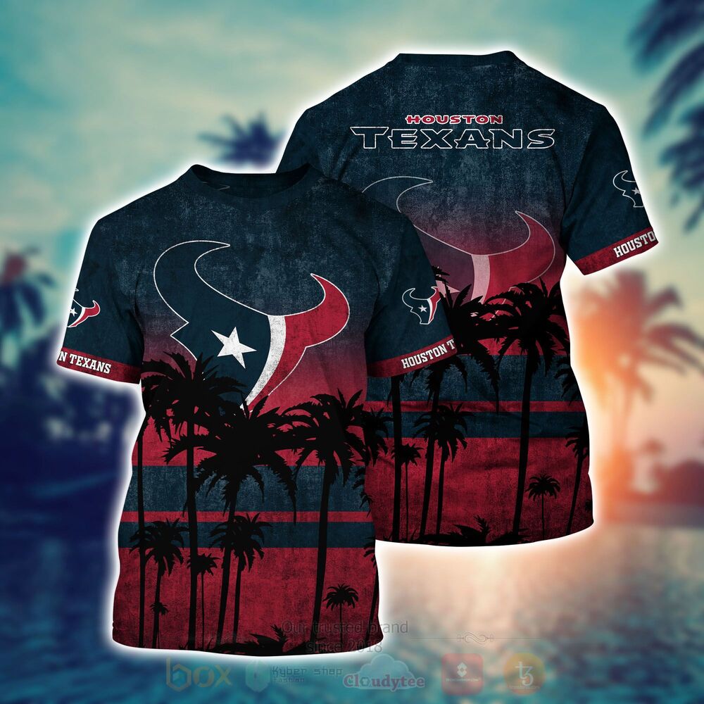 NFL Houston Texans Hawaiian Shirt Short 1