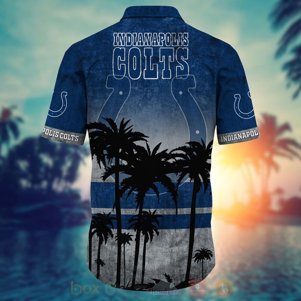 NFL Indianapolis Colts Hawaiian Shirt Short 1 2 3