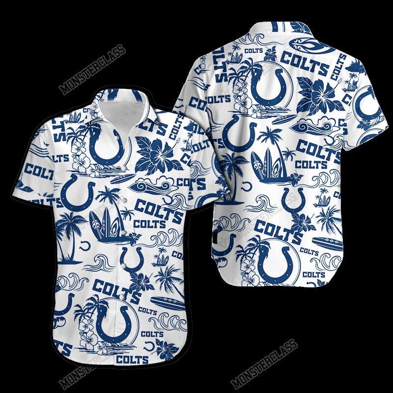 NFL Indianapolis Colts Island Hawaiian Shirt Short