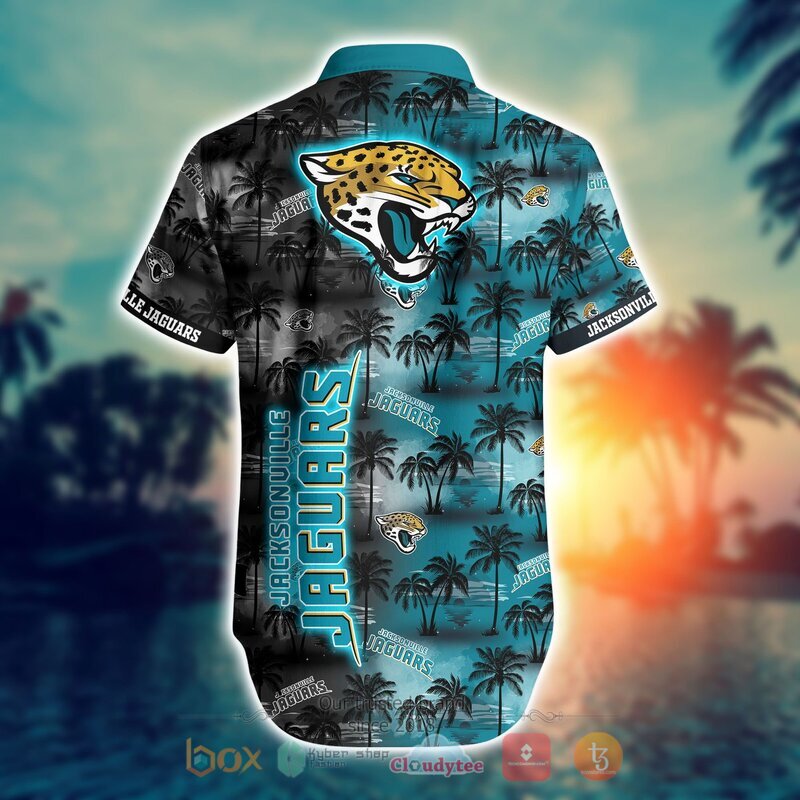 NFL Jacksonville Jaguars Coconut Hawaiian shirt Short 1 2