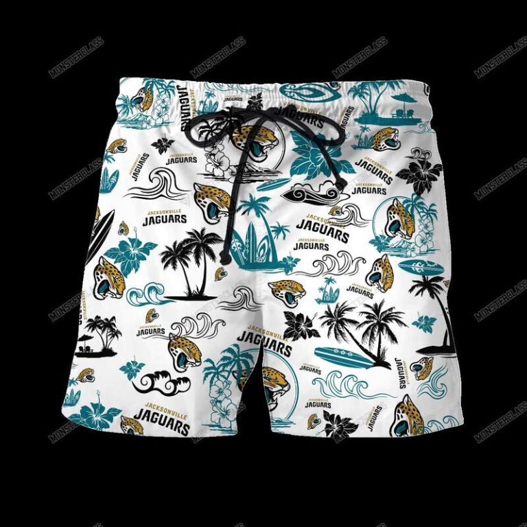 NFL Jacksonville Jaguars Island Hawaiian Shirt Short 1