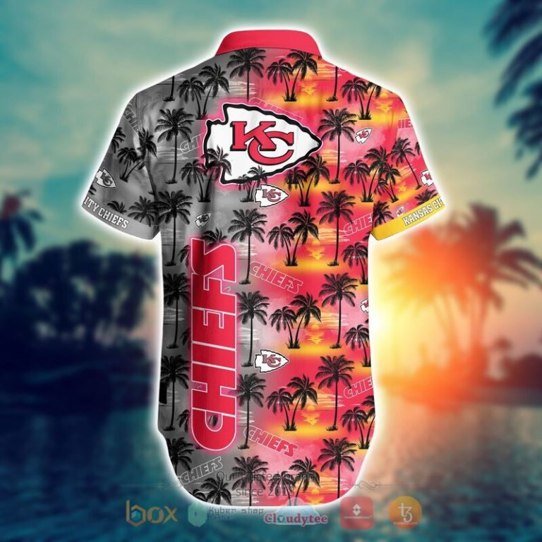 NFL Kansas City Chiefs Coconut Hawaiian shirt Short 1 2