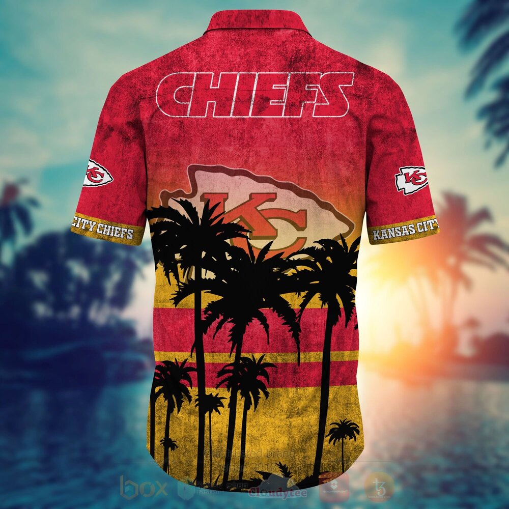 NFL Kansas City Chiefs Hawaiian Shirt Short 1 2 3