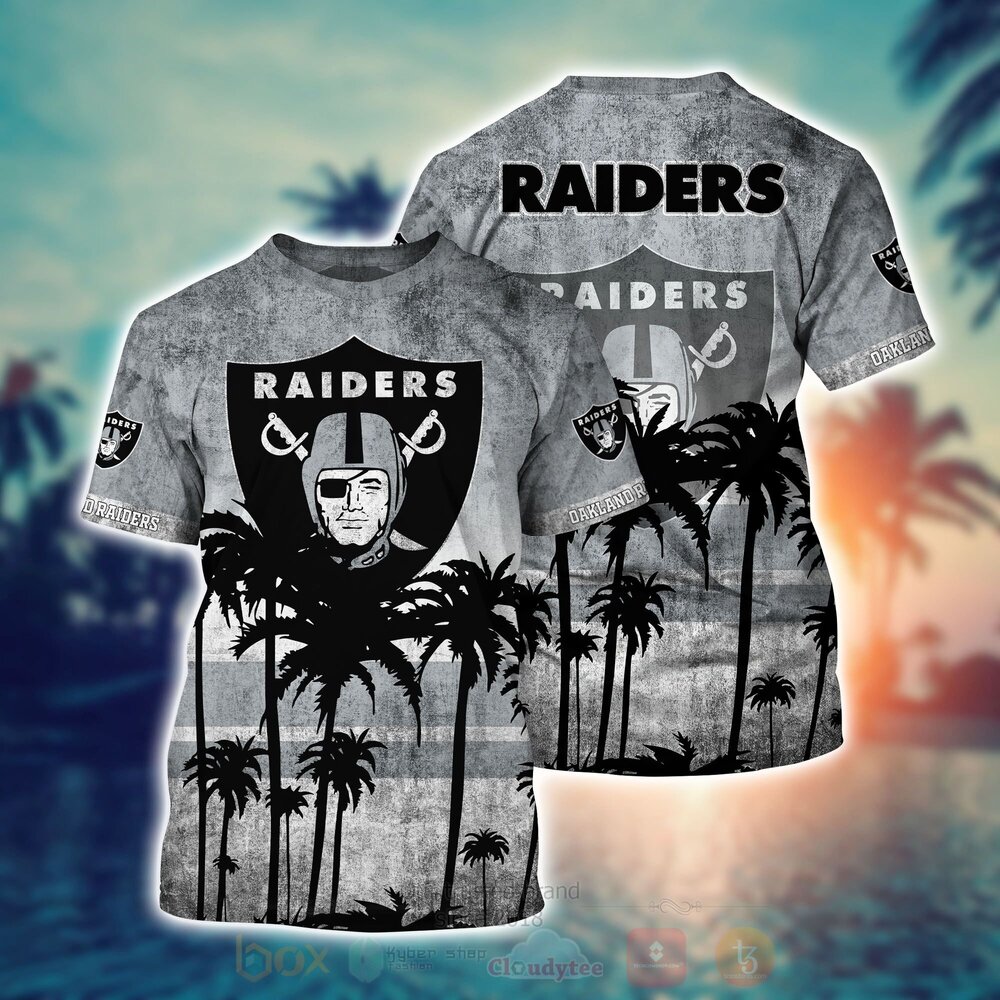 NFL Las Vegas Raiders Hawaiian Shirt Short 1