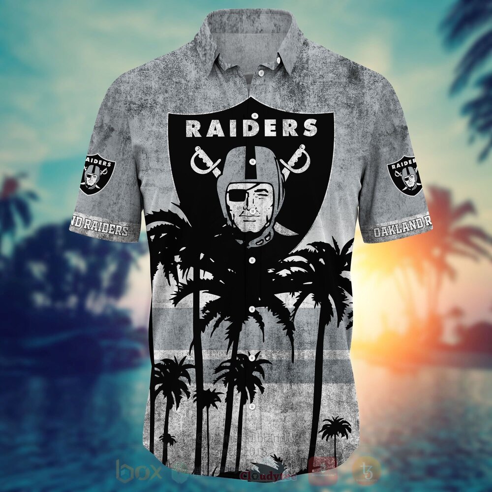 NFL Las Vegas Raiders Hawaiian Shirt Short 1 2