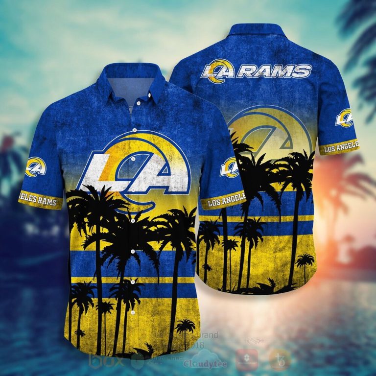 NFL Los Angeles Rams Hawaiian Shirt Short