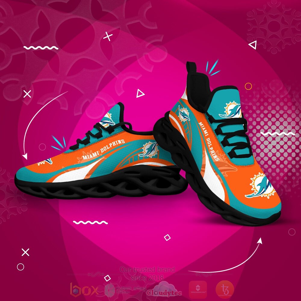 NFL Miami Dolphins Clunky Max Soul Shoes 1 2 3