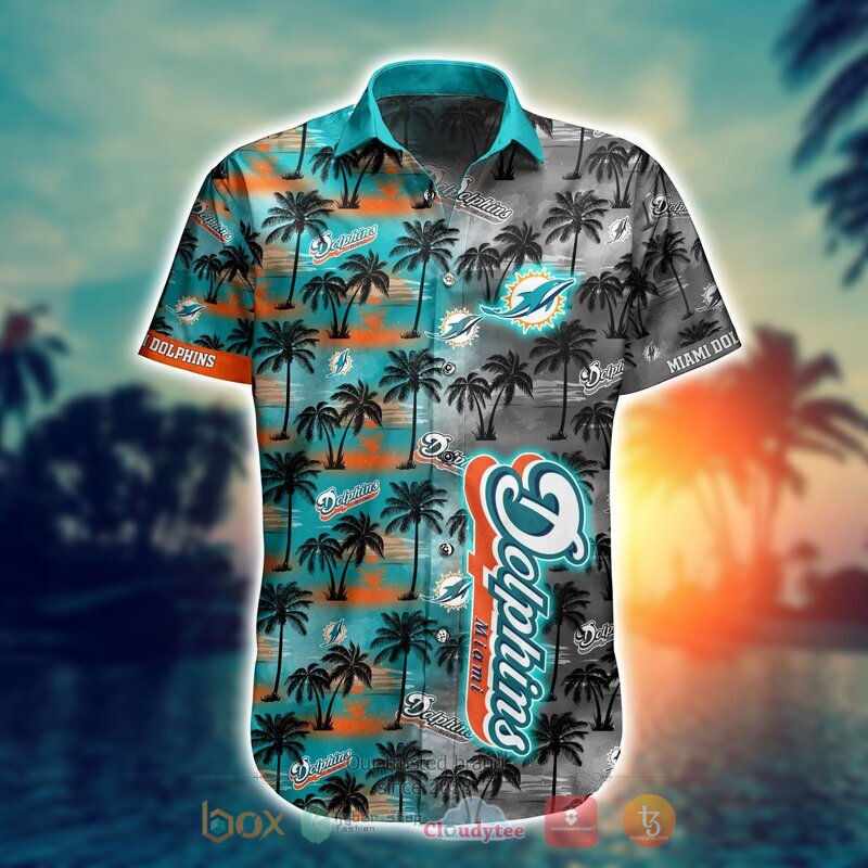 NFL Miami Dolphins Coconut Hawaiian shirt Short 1