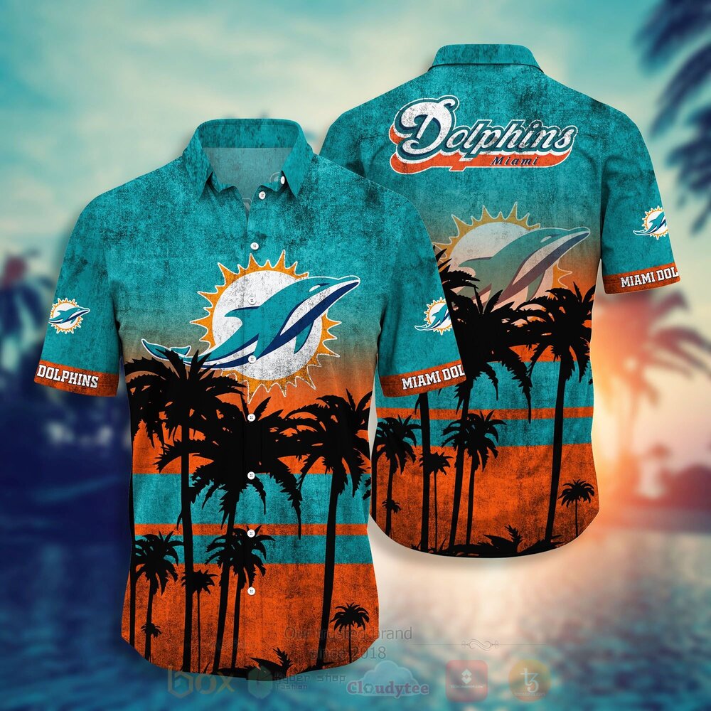 NFL Miami Dolphins Hawaiian Shirt Short