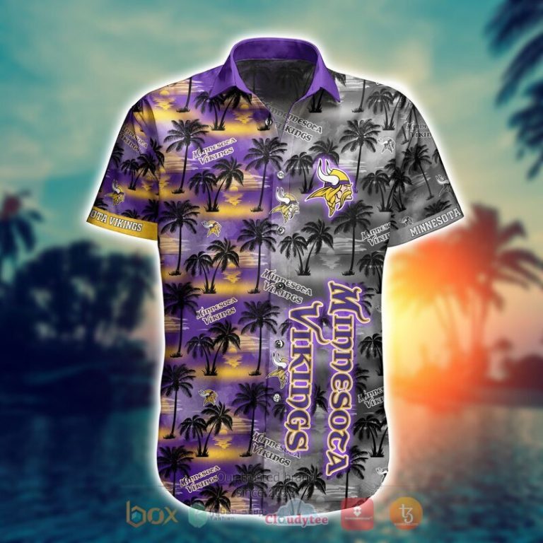 NFL Minnesota Vikings Coconut Hawaiian shirt Short 1