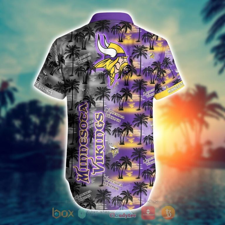 NFL Minnesota Vikings Coconut Hawaiian shirt Short 1 2