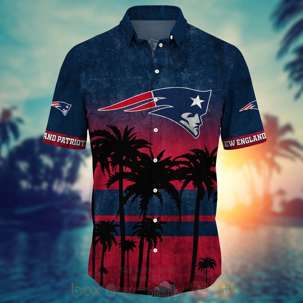 NFL New England Patriots Hawaiian Shirt Short 1 2