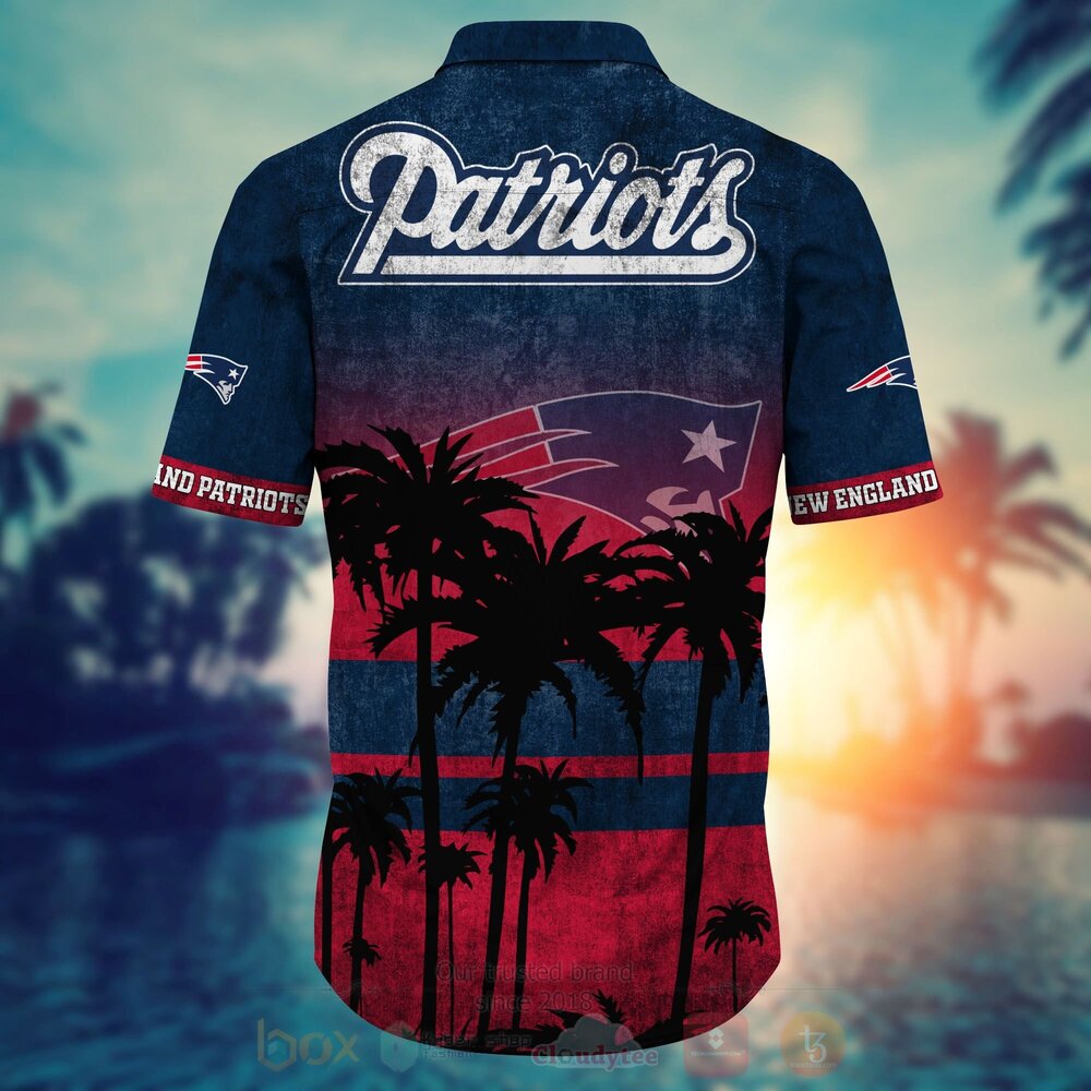 NFL New England Patriots Hawaiian Shirt Short 1 2 3