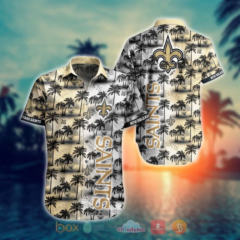 NFL New Orleans Saints Coconut Hawaiian shirt Short