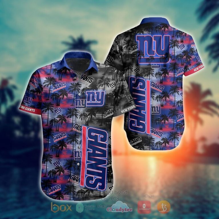 NFL New York Giants Coconut Hawaiian shirt Short