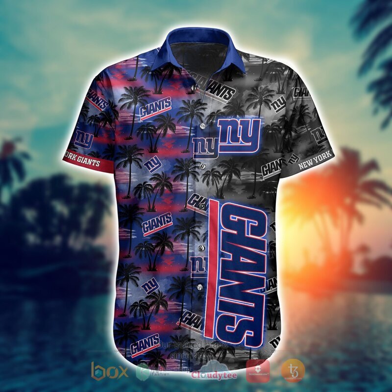 NFL New York Giants Coconut Hawaiian shirt Short 1