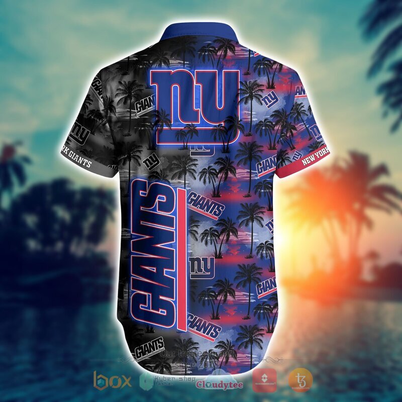 NFL New York Giants Coconut Hawaiian shirt Short 1 2