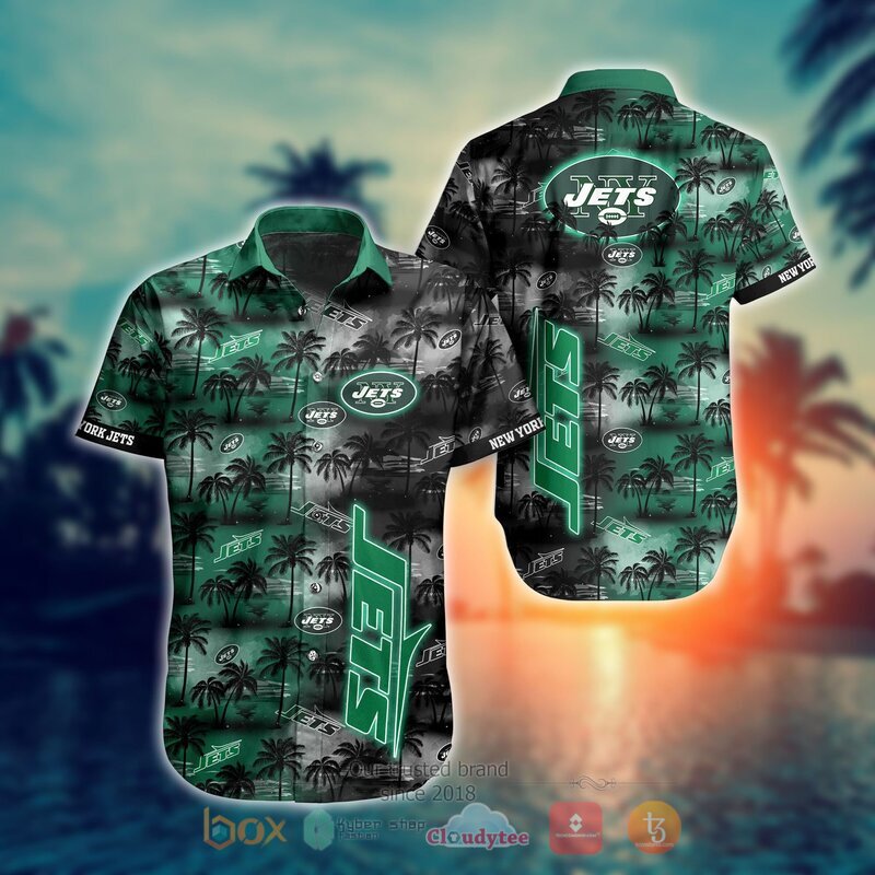 NFL New York Jets Coconut Hawaiian shirt Short