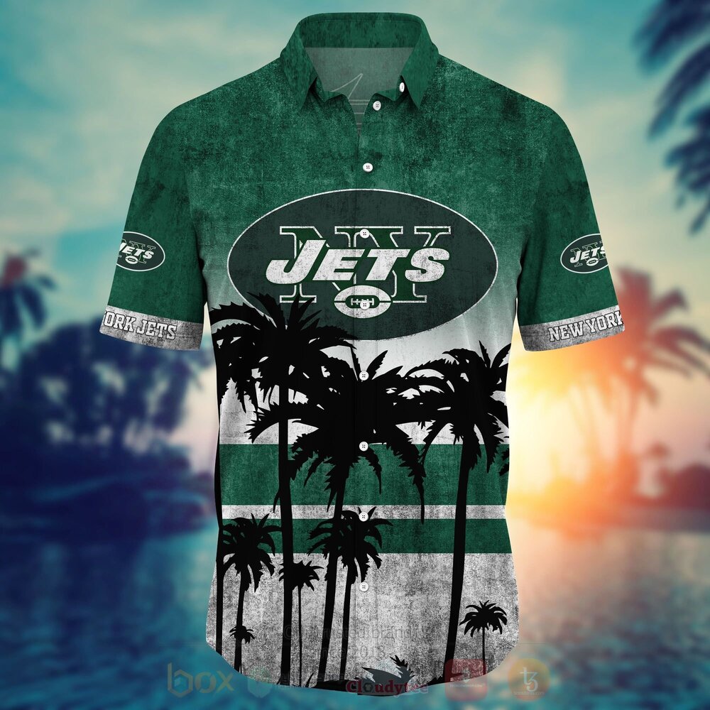 NFL New York Jets Hawaiian Shirt Short 1 2
