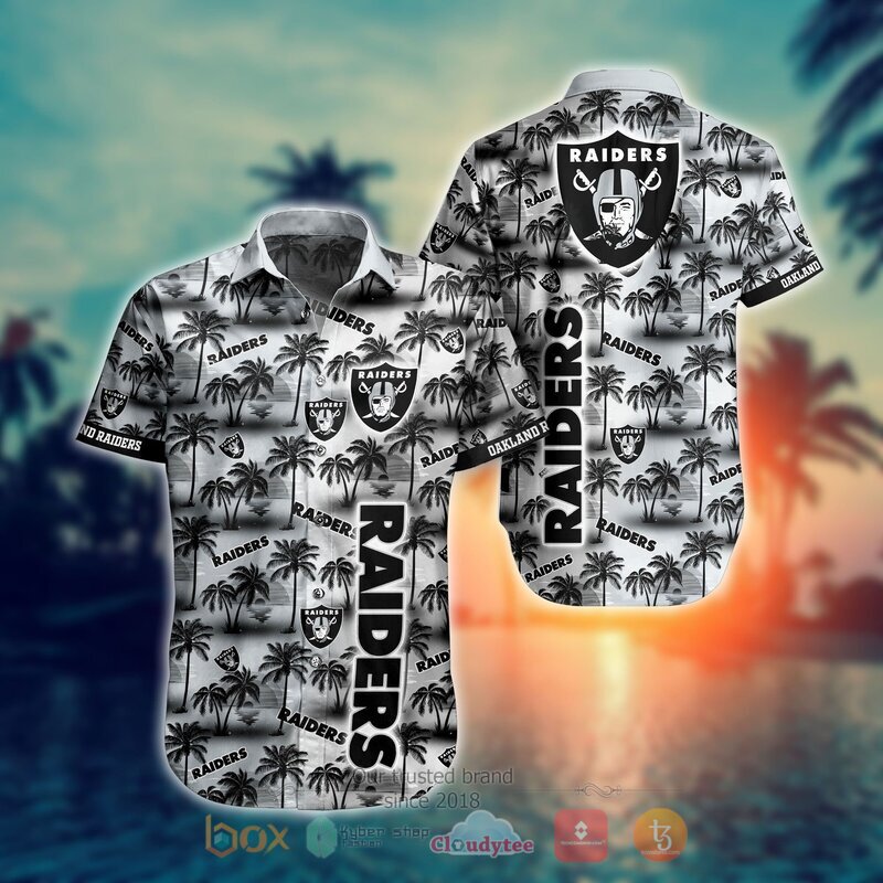 NFL Oakland Raiders Coconut Hawaiian shirt Short