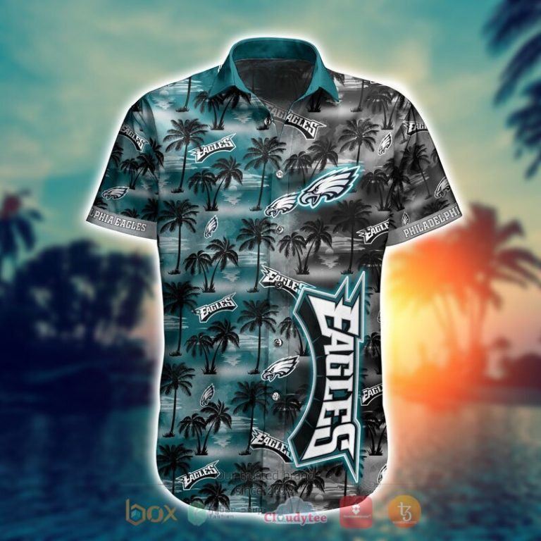 NFL Philadelphia Eagles Coconut Hawaiian shirt Short 1