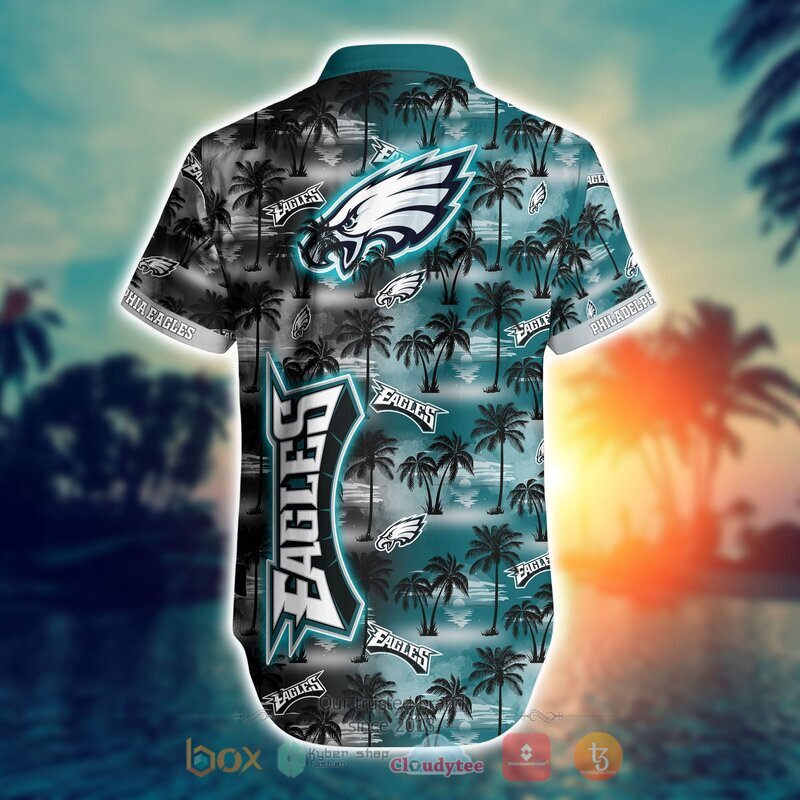 NFL Philadelphia Eagles Coconut Hawaiian shirt Short 1 2
