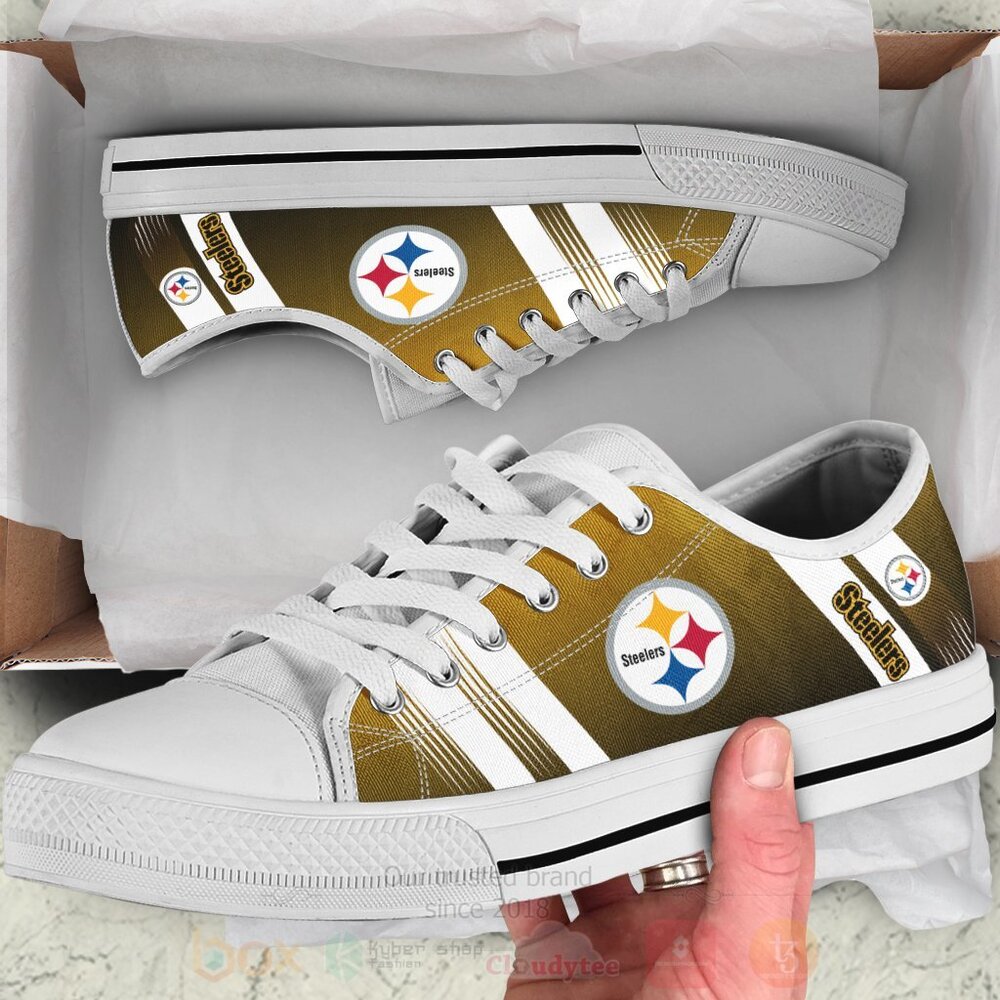 NFL Pittsburgh Steelers Black Skate Shoes 1