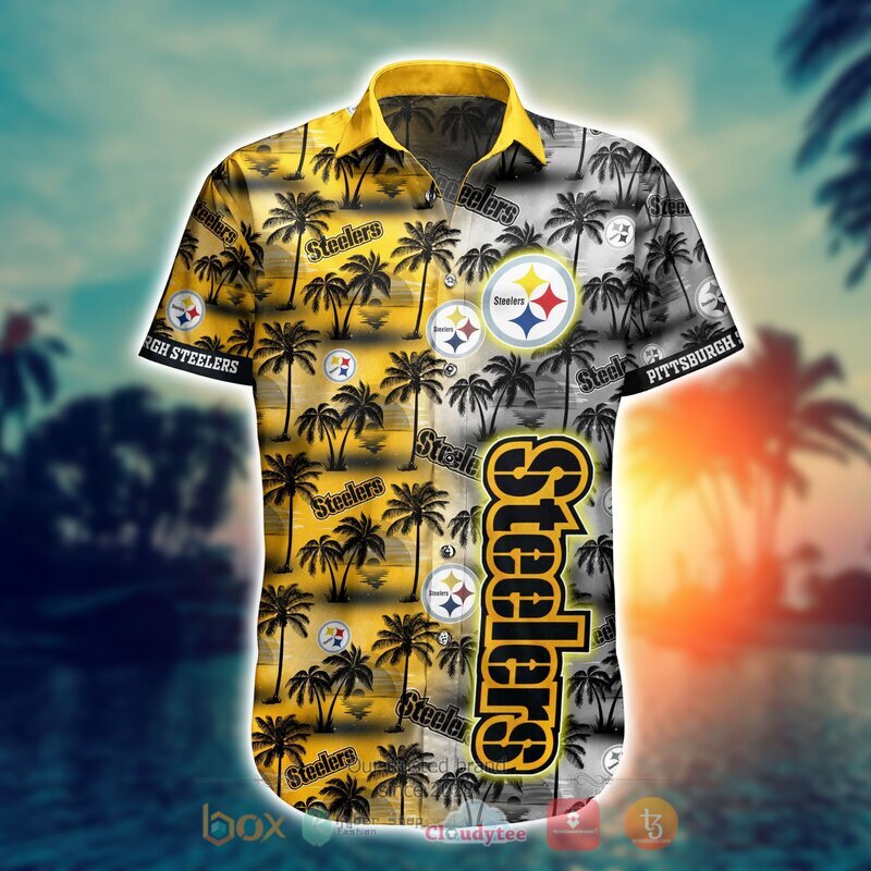 NFL Pittsburgh Steelers Coconut Hawaiian shirt Short 1