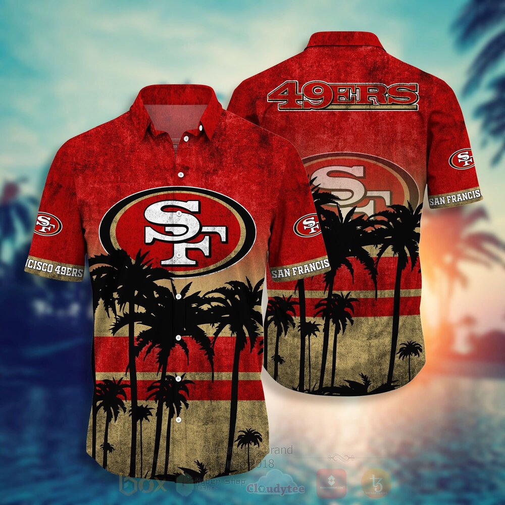 NFL San Francisco 49ers Hawaiian Shirt Short