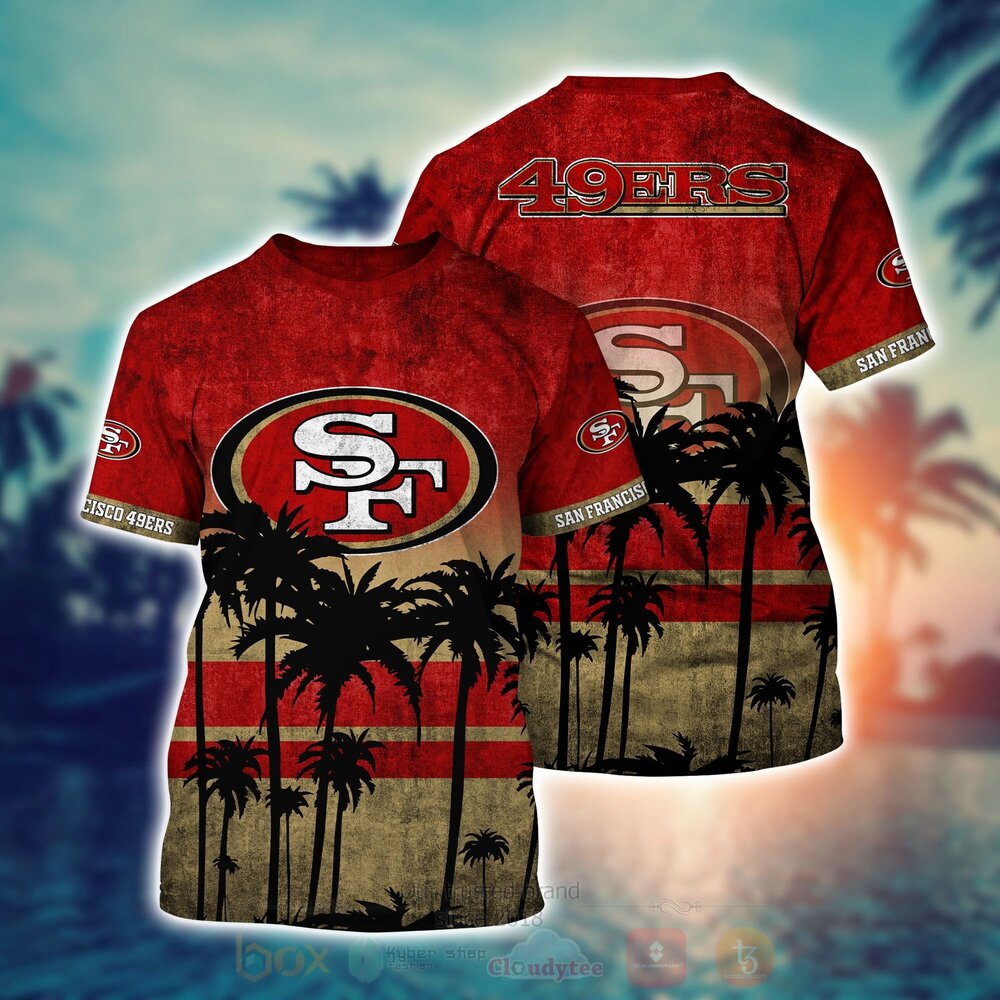 NFL San Francisco 49ers Hawaiian Shirt Short 1