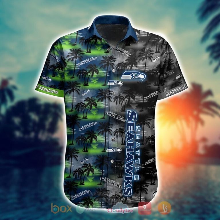 NFL Seattle Seahawks Coconut Hawaiian shirt Short 1