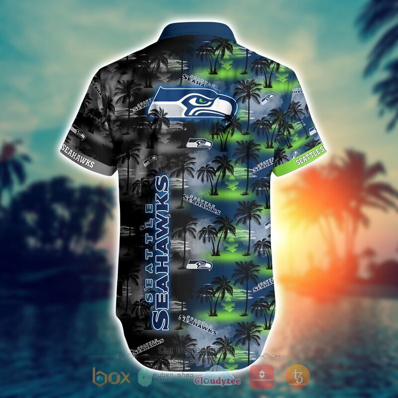 NFL Seattle Seahawks Coconut Hawaiian shirt Short 1 2