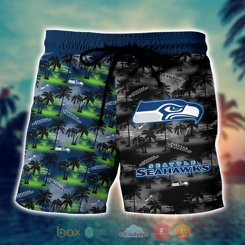 NFL Seattle Seahawks Coconut Hawaiian shirt Short 1 2 3