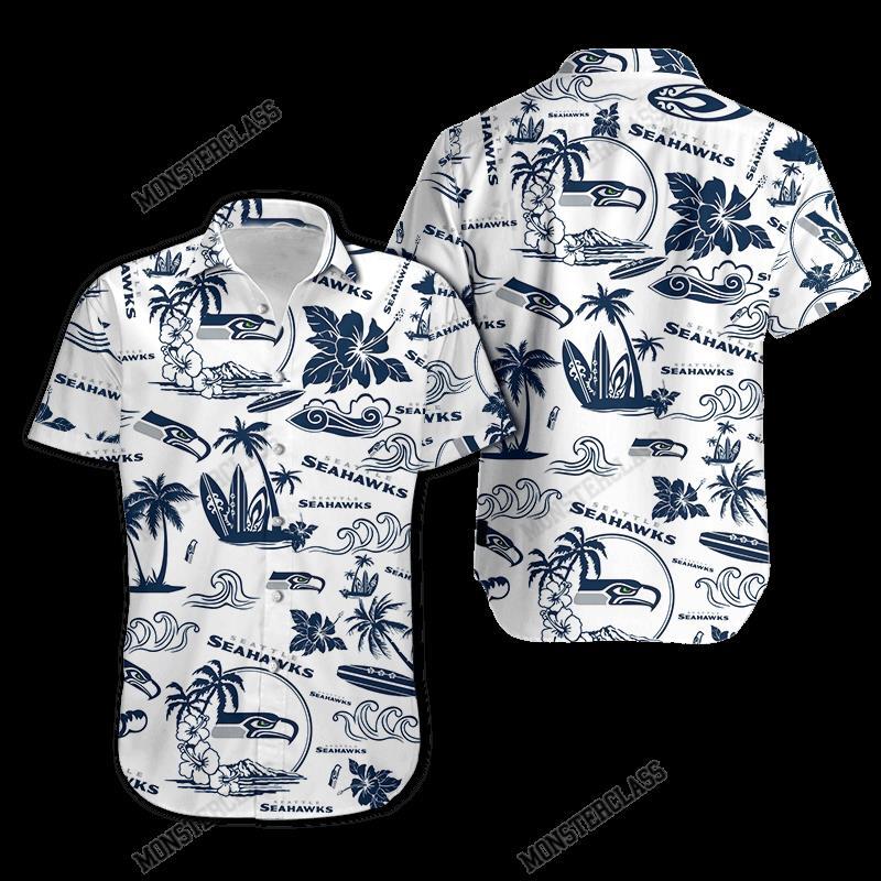 NFL Seattle Seahawks Island Hawaiian Shirt Short