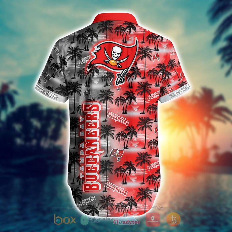 NFL Tampa Bay Buccaneers Coconut Hawaiian shirt Short 1 2