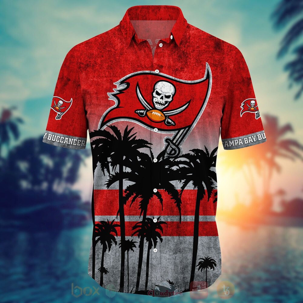 NFL Tampa Bay Buccaneers Hawaiian Shirt Short 1 2