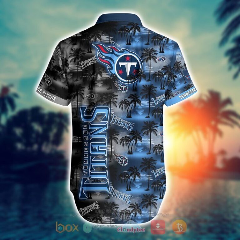 NFL Tennessee Titans Coconut Hawaiian shirt Short 1 2