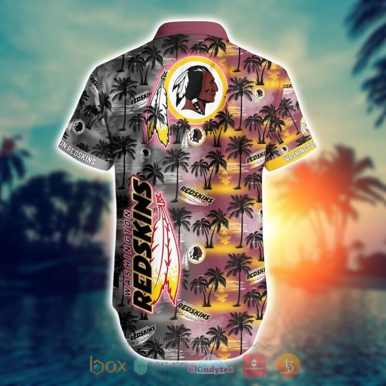 NFL Washington Redskins Coconut Hawaiian shirt Short 1 2