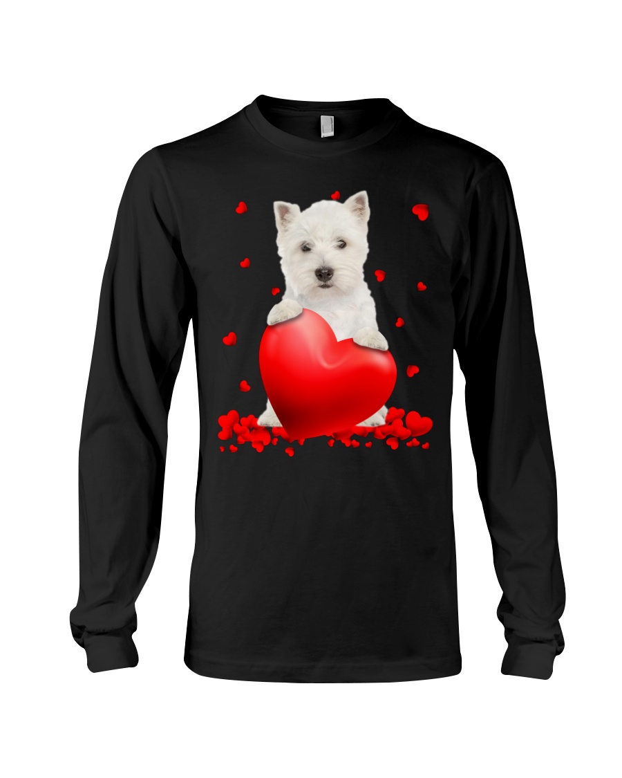 NSPv9RAq West Highland White Terrier Valentine Hearts shirt hoodie 9