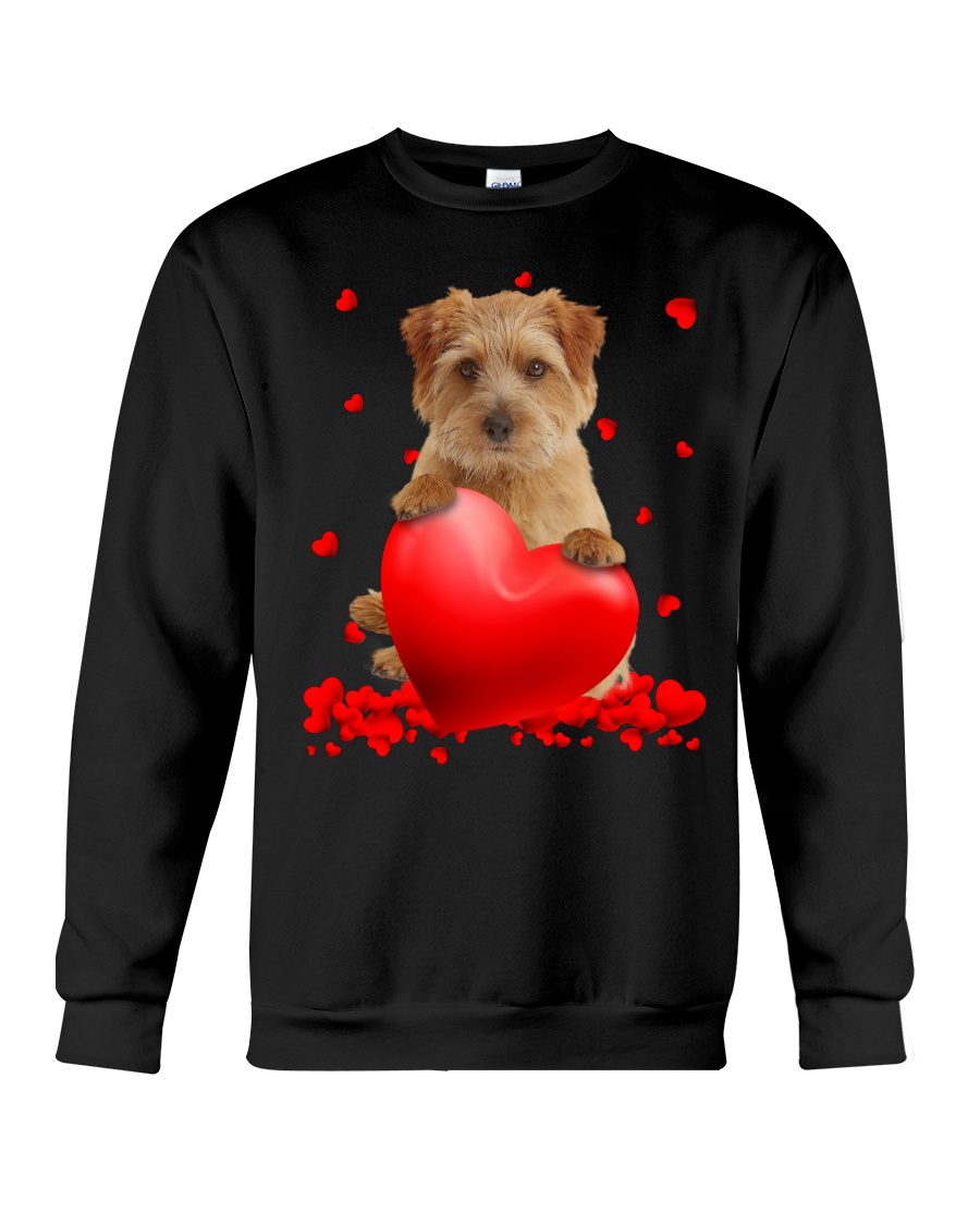 Norfolk Terrier Valentine Hearts shirt hoodie 6