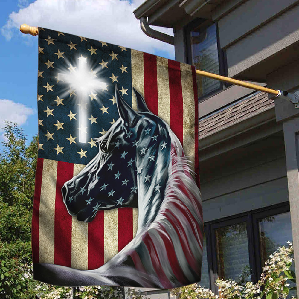 Patriot Horse American Flag 1