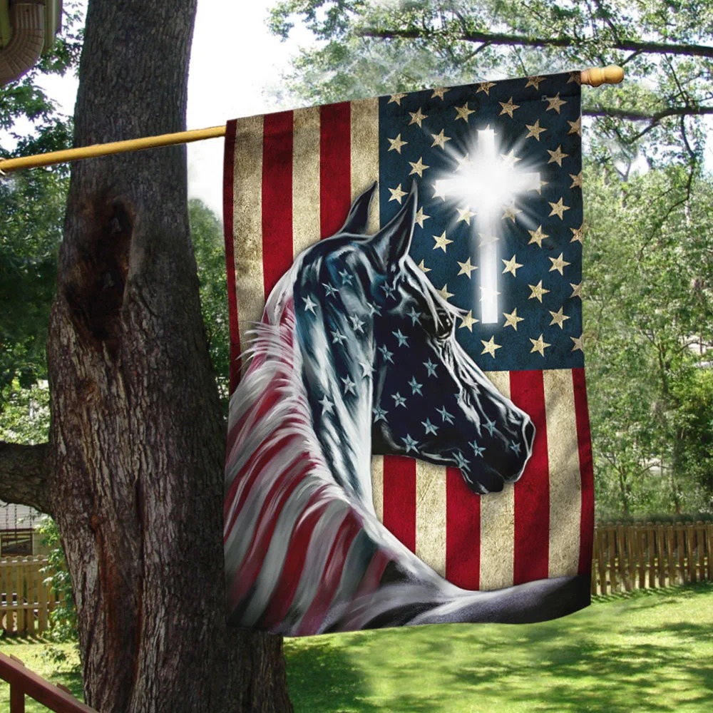 Patriot Horse American Flag 2
