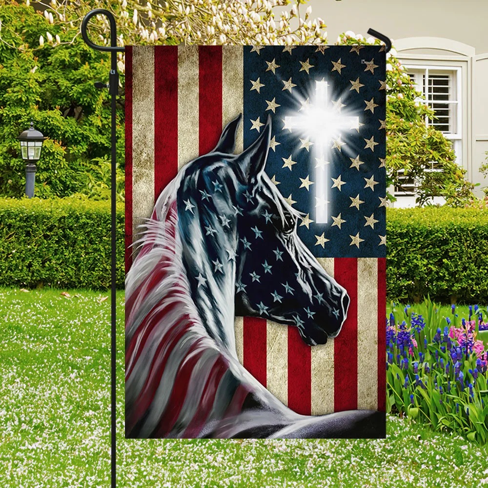 Patriot Horse American Flag 4