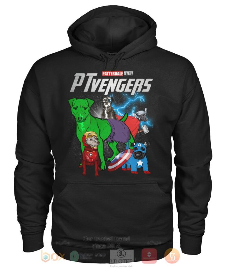 Patterdale terrier Ptvengers 3D Hoodie Shirt 1