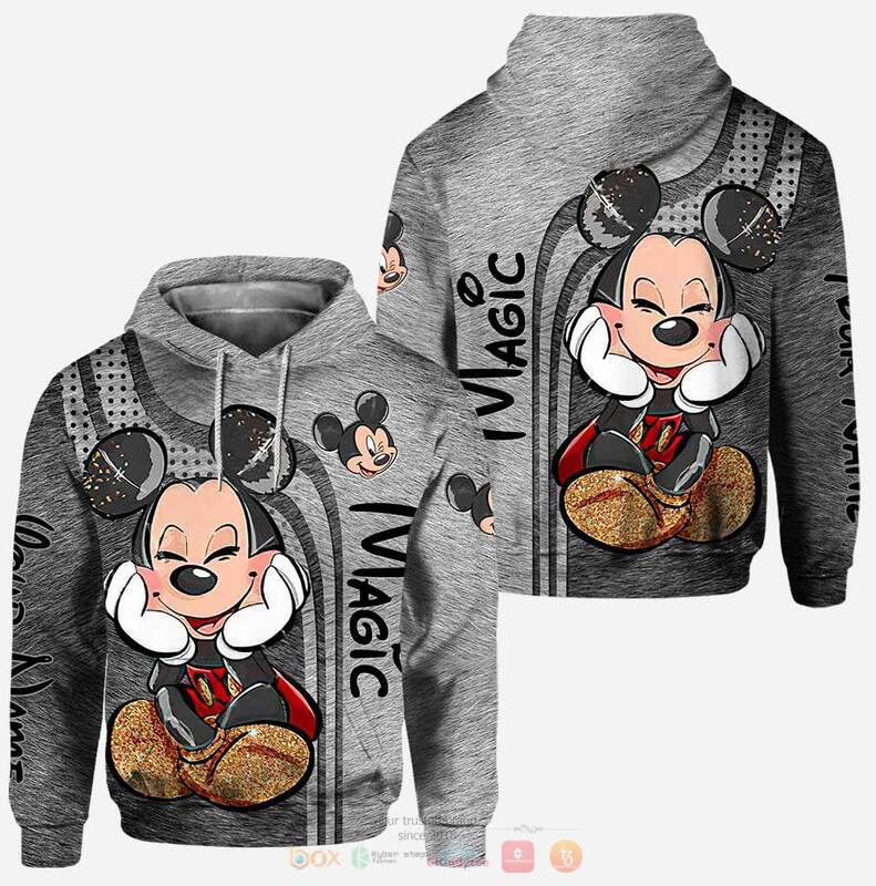 Personalize Magic Mickey Mouse 3d hoodie legging 1