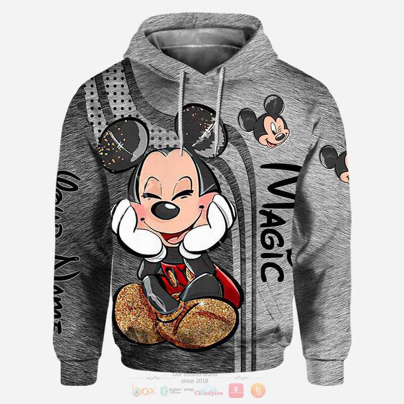 Personalize Magic Mickey Mouse 3d hoodie legging 1 2 3 4